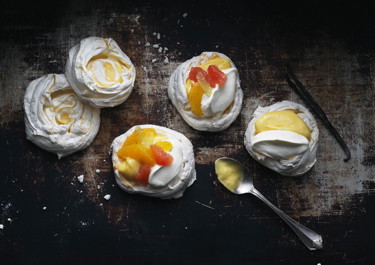 Lemon marengs med lemon curd