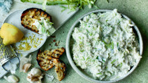 Spidskål tzatziki