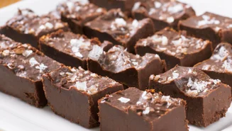 Chokladtryffel med apelsin och flingsalt