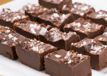 Chokladtryffel med apelsin och flingsalt