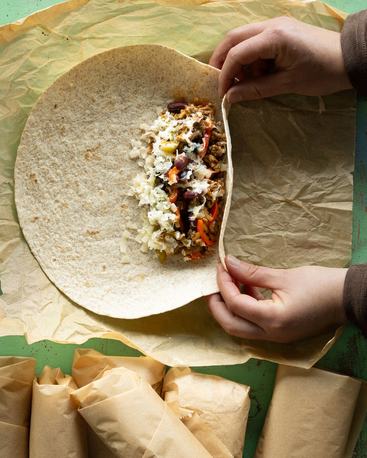 Breakfast burritos