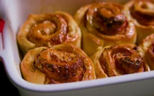 BRIOCHES COLLANTES AU JAMBON ET AU HAVARTI