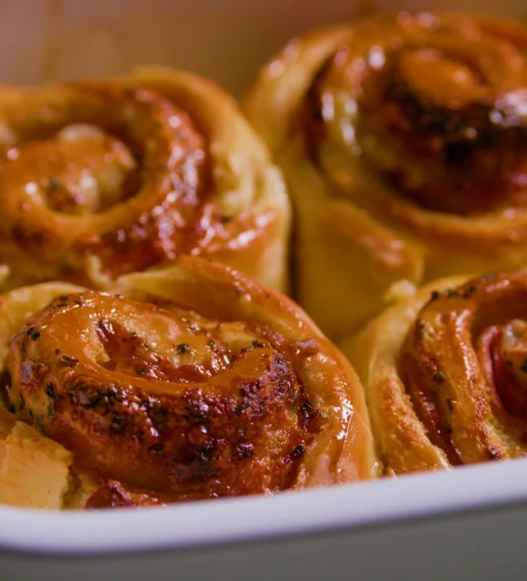 HAM & HAVARTI STICKY BUNS