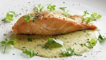 Salmón a las finas hierbas