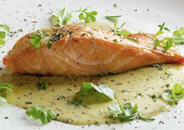 Salmón a las finas hierbas