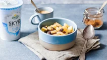 Overnight oats met appel en skyr