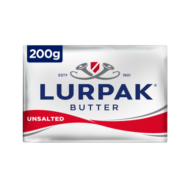 Lurpak Unsalted Butter Block 200g