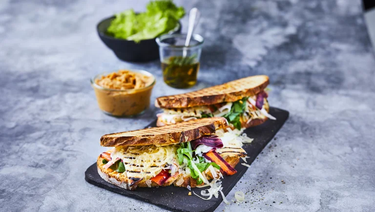 Sandwich fra køkkenhaven