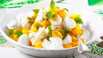 Marängsviss med frukt