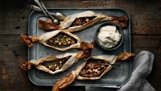 Chokladbakade bananer