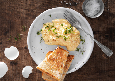Äggröra med crème fraiche