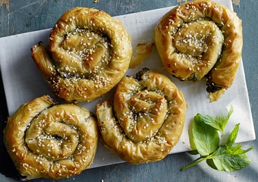 Börek med spenat och vitost