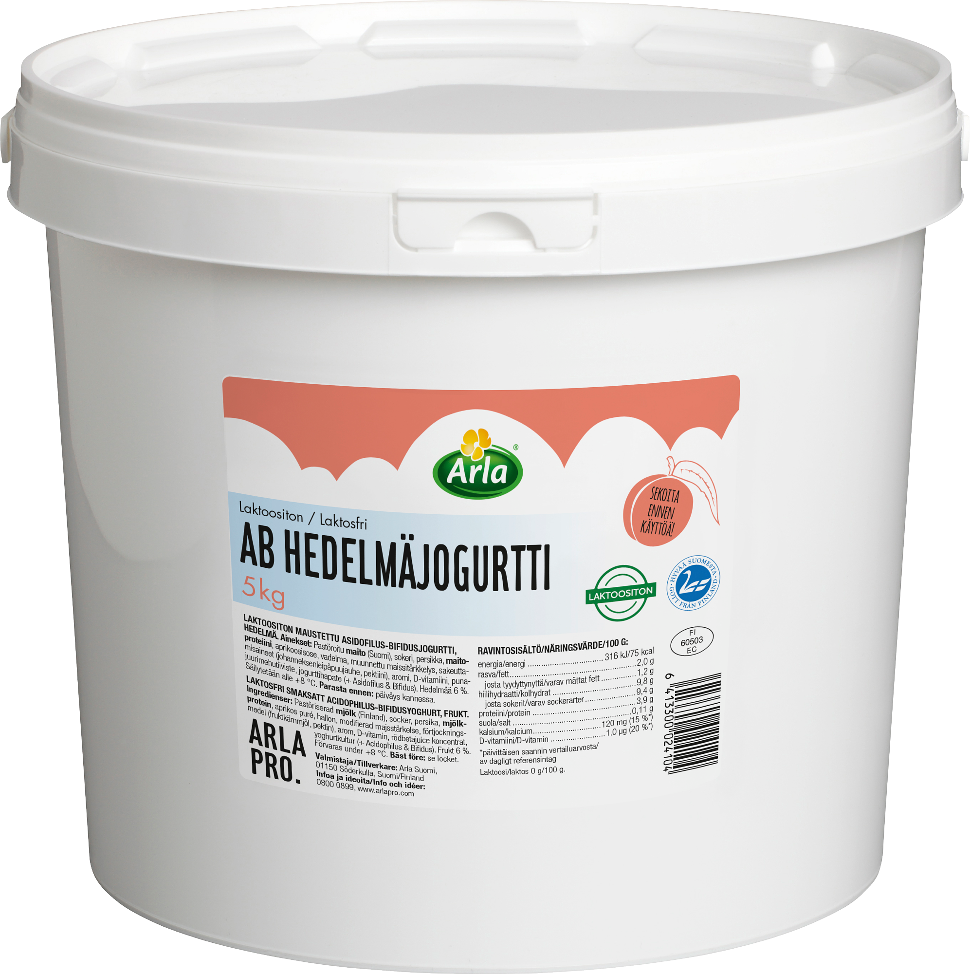 Arla Pro AB hedelmäjogurtti 5kg laktoositon