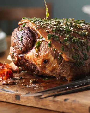 LEMON & CAPER ROAST LAMB