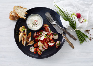 Kylling med rygeostcreme