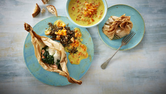 Fisk en papillotes - ovnbagt fisk i papirpakker