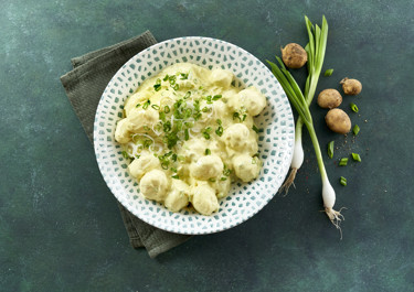 Gammeldags kartoffelsalat med karry
