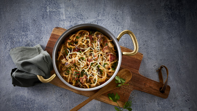 One pot med squash og chorizo