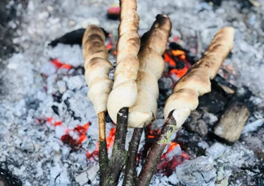 Brood op een stokje