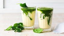 Mangosmoothie med grøn juice
