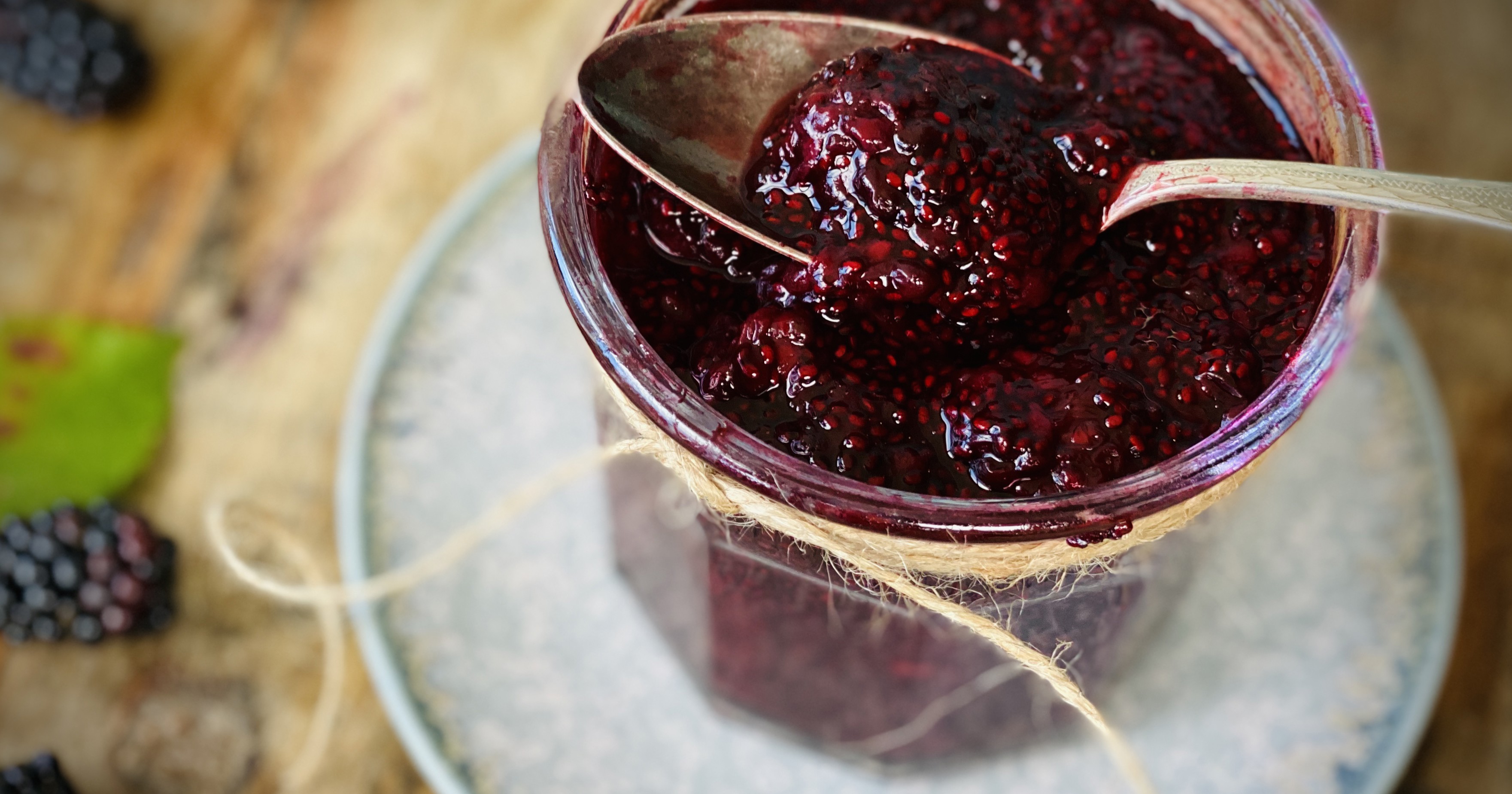 Brombærmarmelade med chiafrø