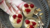Hvid chokolademousse med citron