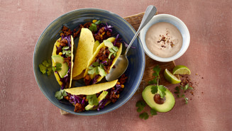 Tacoskaller med fyld