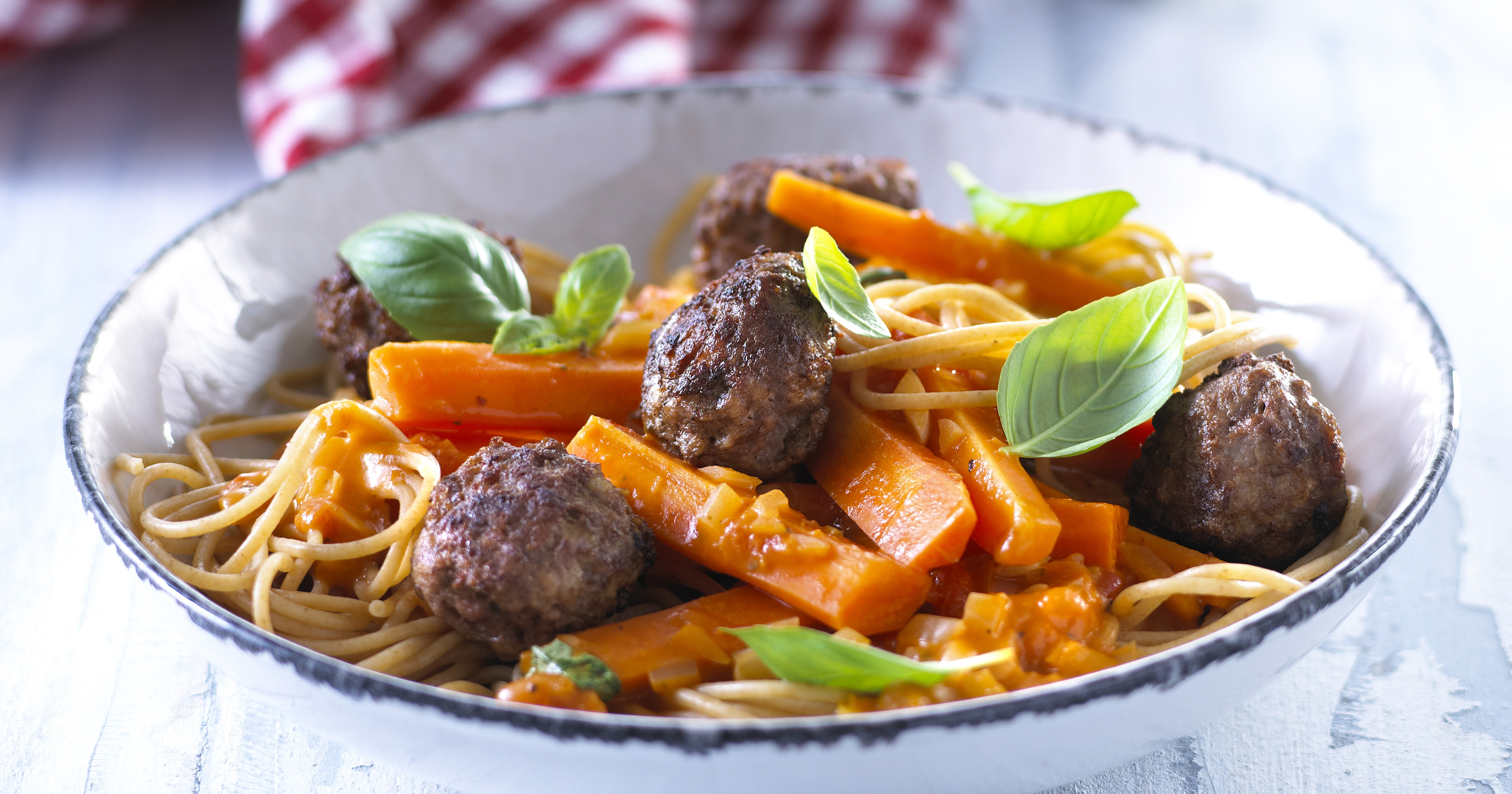 Rustik spaghetti bolognese