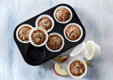 Æblemuffins med kanel