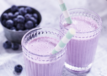 Blåbærshake