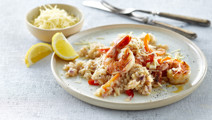 Risotto med tigerrejer