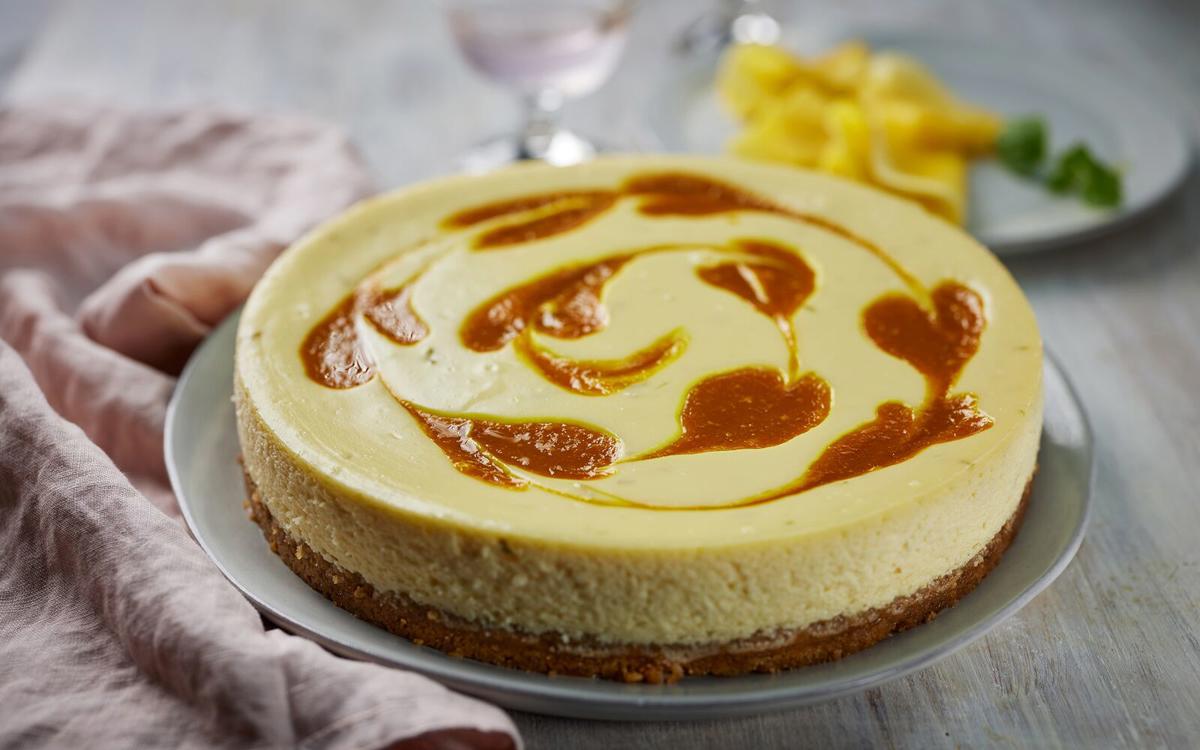Mango cheesecake