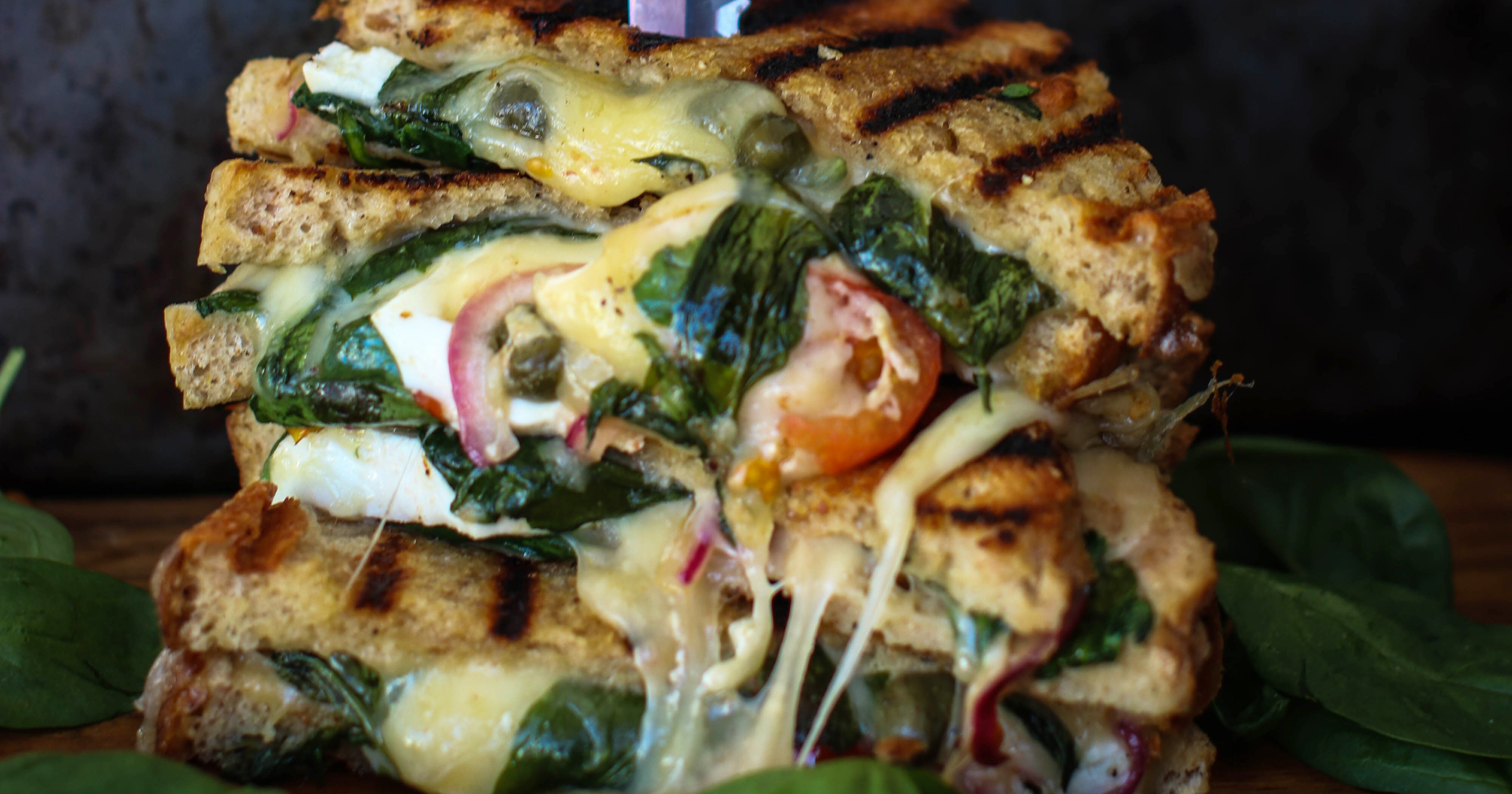 Grillet ostesandwich