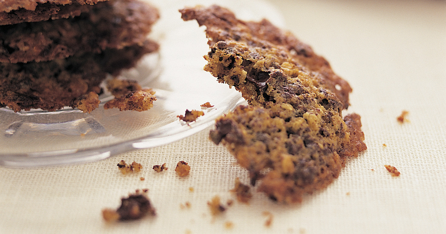 Havre- og chokoladecookies