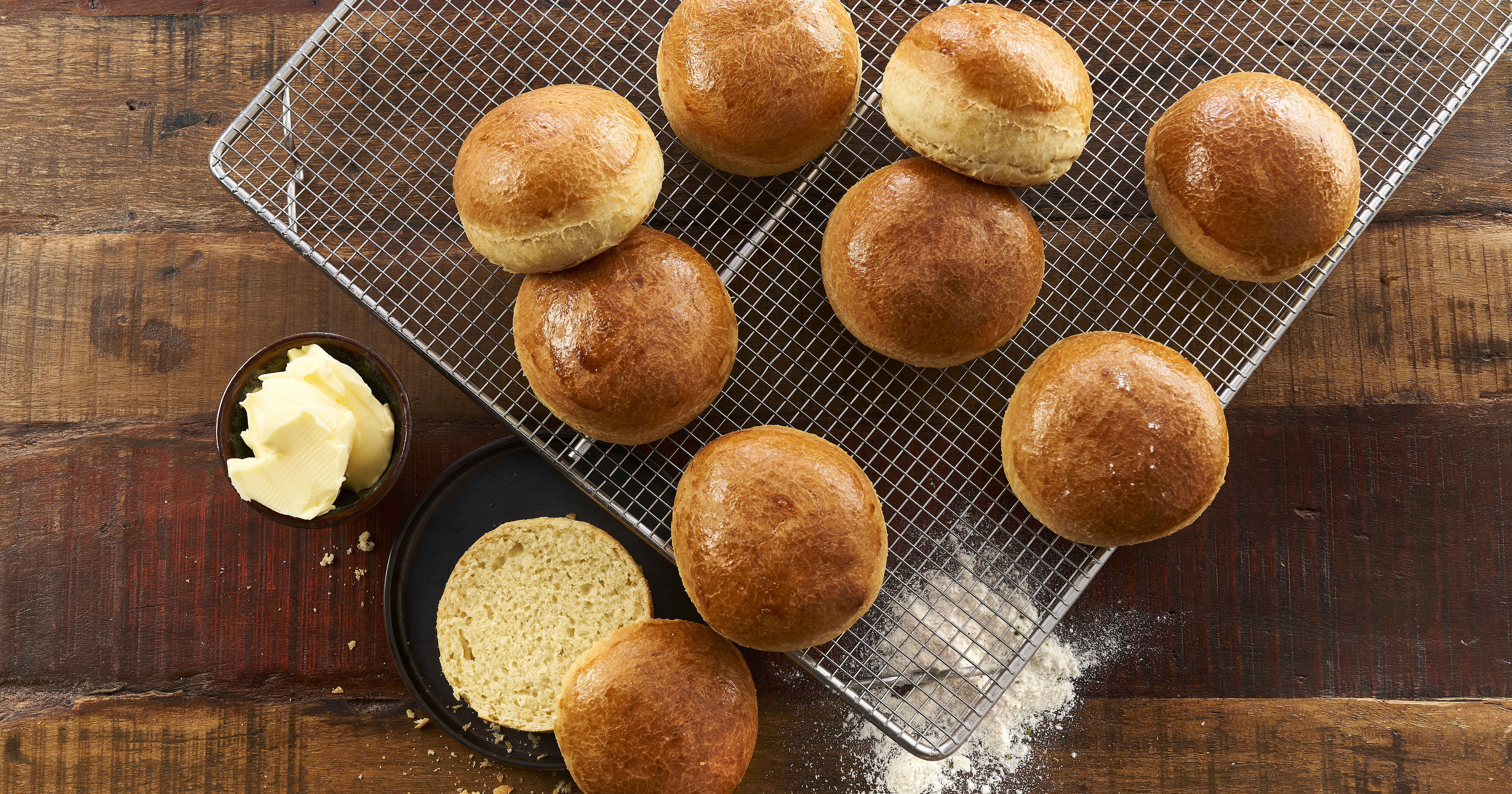 Brioche burgerboller